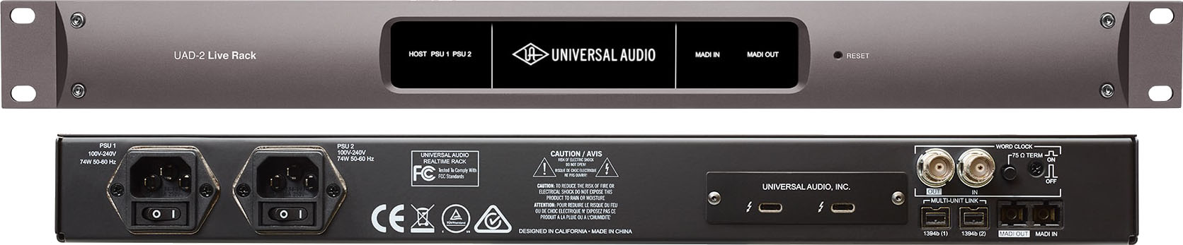 Visuel Fiche complète : Universal Audio UAD-2 Live Rack